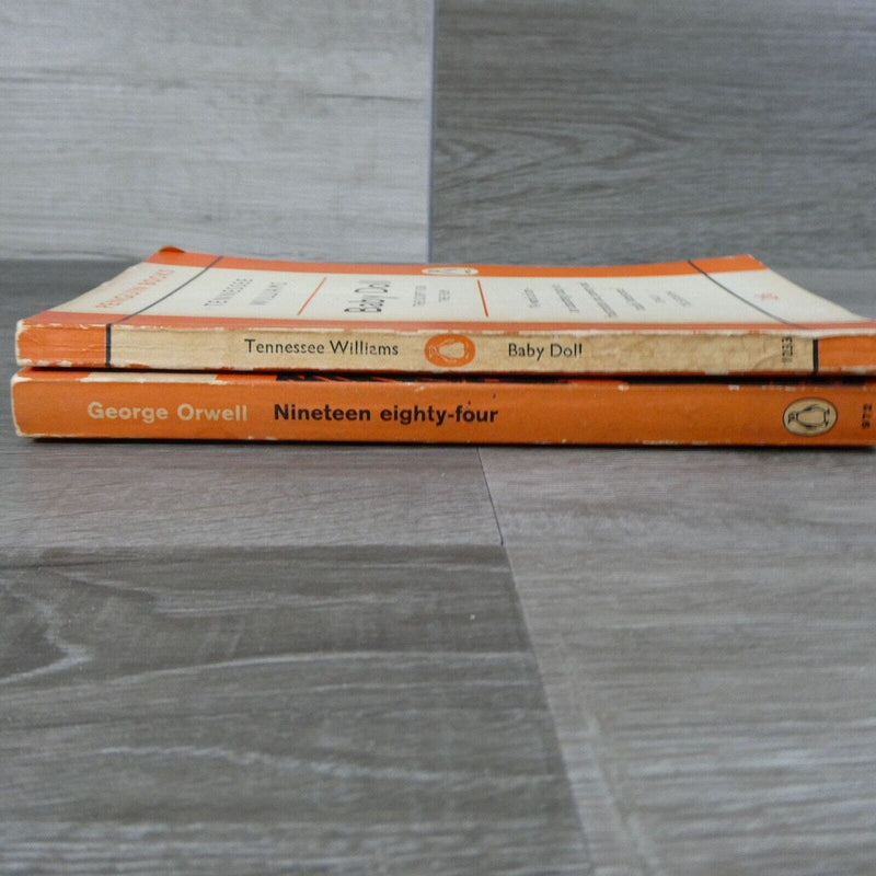 A Penguin Books 2 Book Lot Nineteen Eighty-Four and Baby Doll Paperback