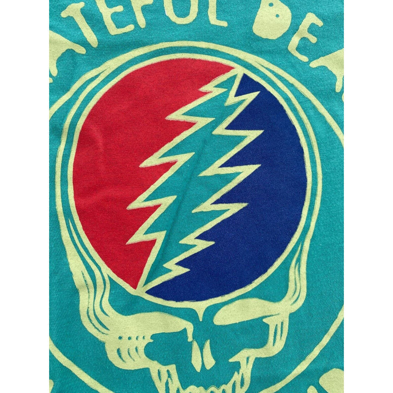 Official Grateful Dead Summer Tour 1980 T Shirt Small 34/36 Teal Short Sleeve