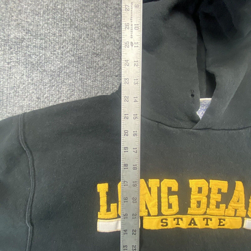 Long Beach State Russell Athletic Hoodie Pullover Sweater Black Size Small S