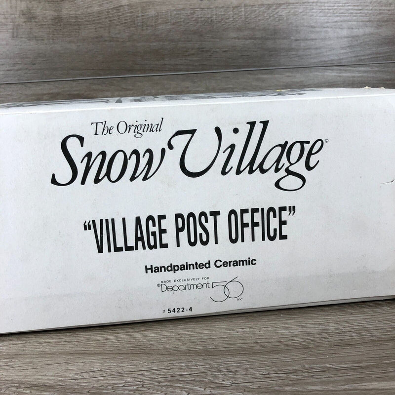 Department 56 The Original Snow Village 1992 Post Office Handpainted Ceramic