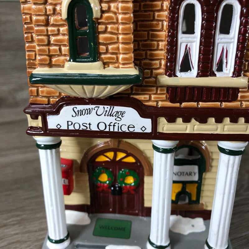 Department 56 The Original Snow Village 1992 Post Office Handpainted Ceramic