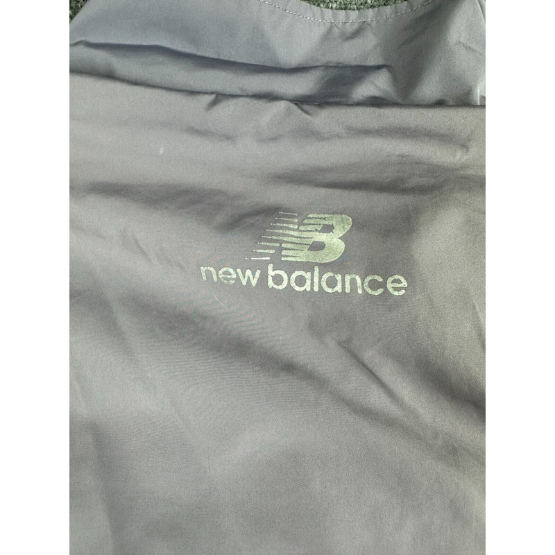 New Balance Windbreaker Running Jacket Full Zip Womens Large Light Purple Black