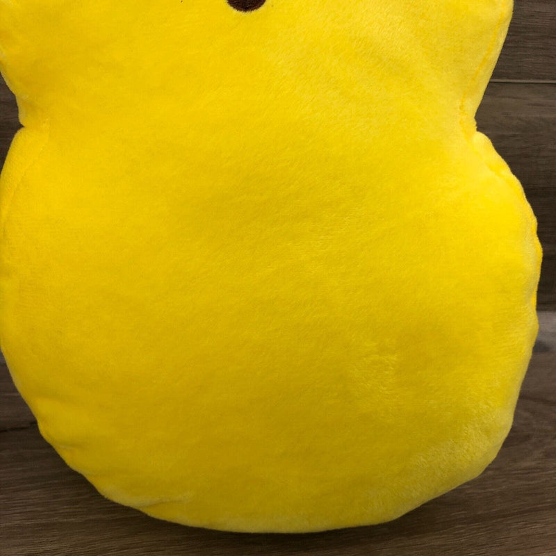 15" PEEPS BRAND Marshmallow Plush Bunny Easter Gift Yellow New Soft Pillow