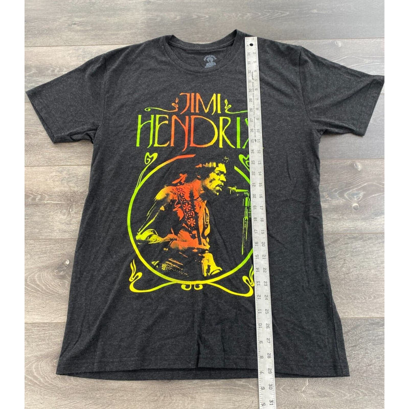 Authentic Hendrix T Shirt Jim Hendrix Rock and Roll Large Black Short Sleeve