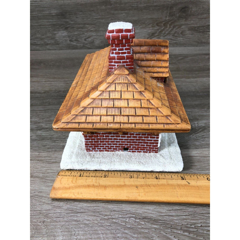 Dept 56 Byron Molds 1980 Ceramic Train Station House Village Christmas