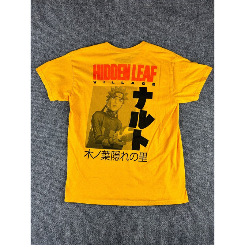 Ripple Junction NARUTO SHIPPUDEN "Hidden Leaf Village Men's Yellow T-Shirt M