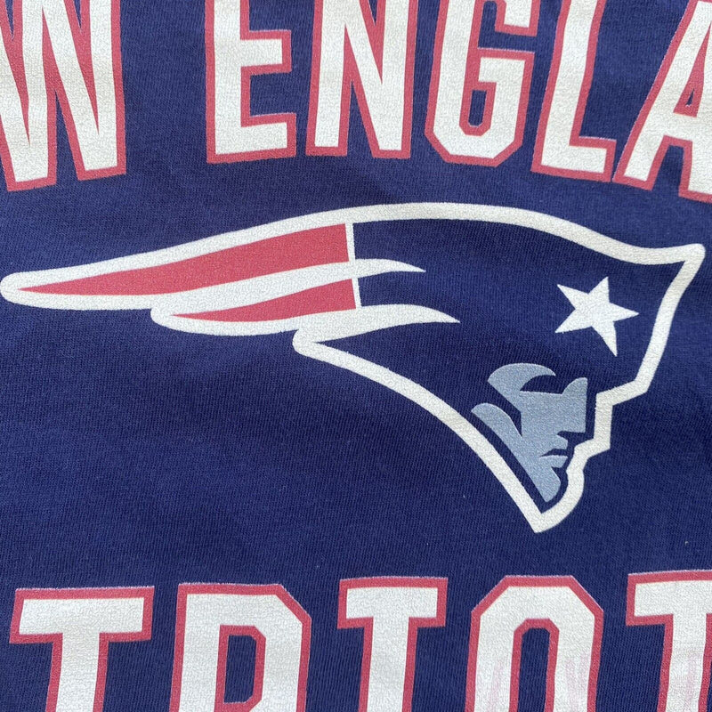 NFL Fanatics New England Patriots Fooball T Shirt Blue Adult XL Short Sleeve