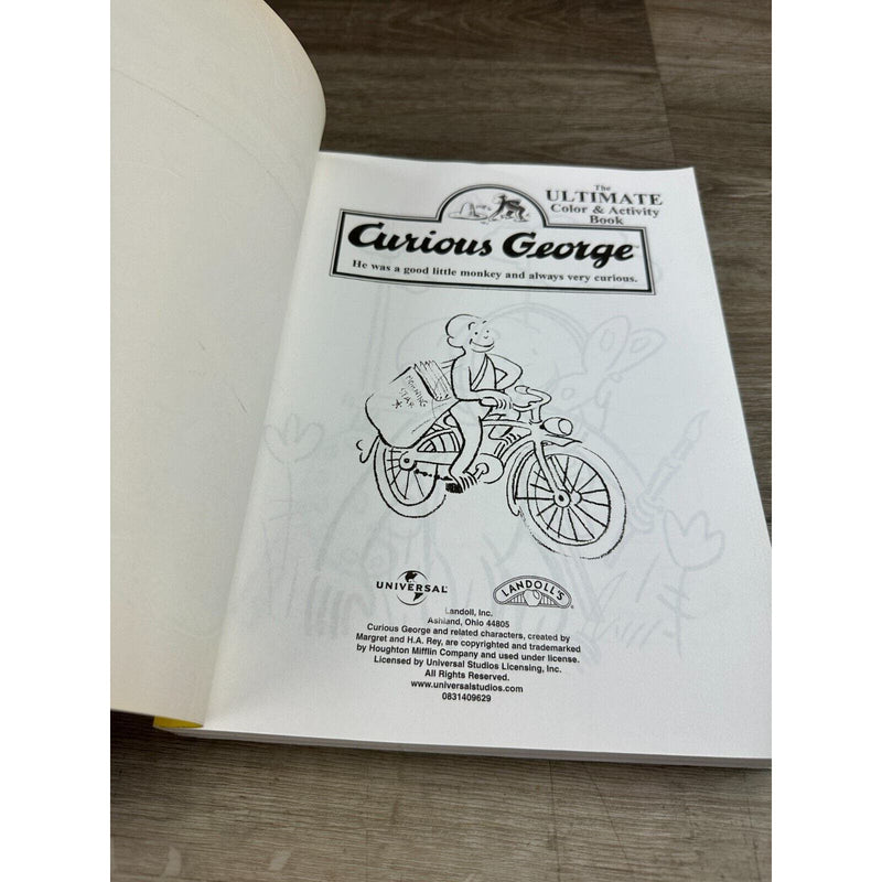 Curious George The Ultimate Color and Activity Book Paperback