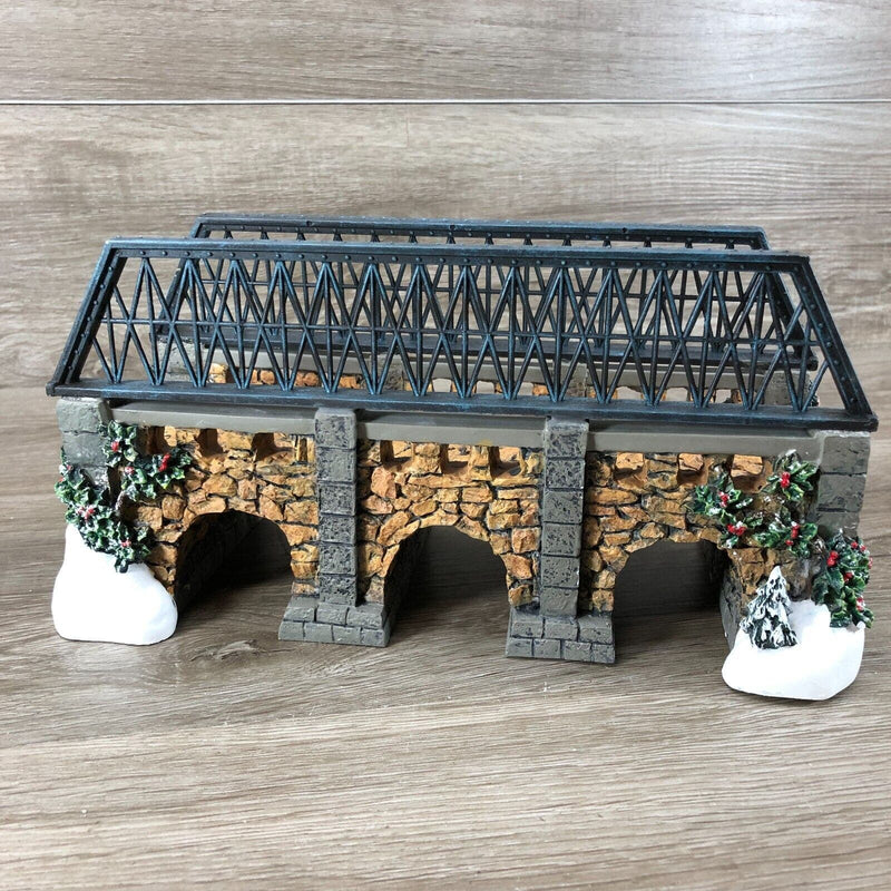 Dept 56 StoneTrestle Bridge Village Series Christmas in Original Box and Foam