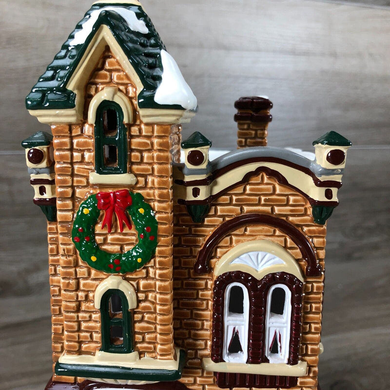 Department 56 The Original Snow Village 1992 Post Office Handpainted Ceramic