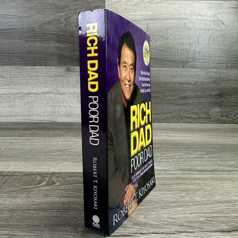 Rich Dad Poor Dad by Robert T. Kiyosaki Paperback 2017 Small Book