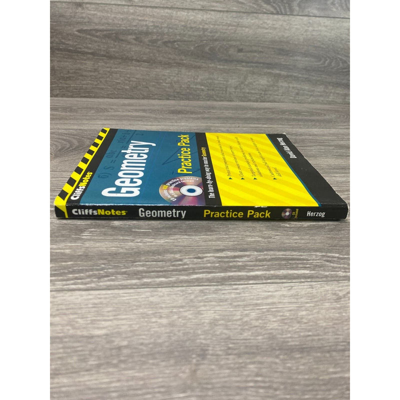 Book CliffsNotes Geometry Practice Pack with CD CliffsNotes Paperback by Herzog