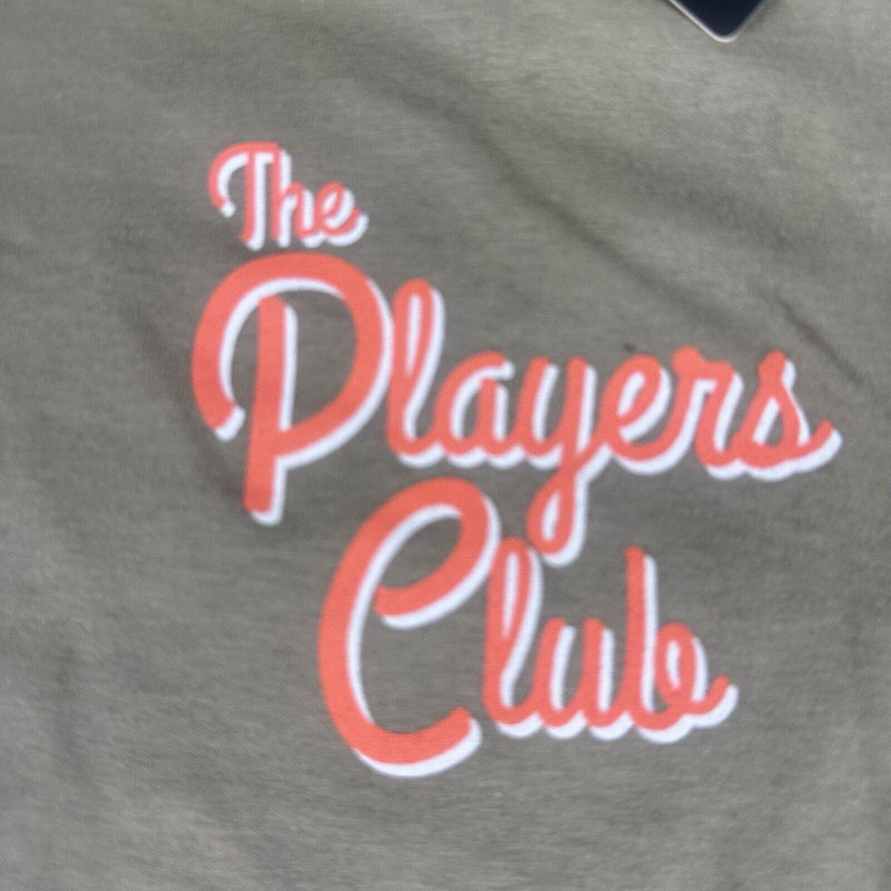 The Players Club Worldwide Light Khaki M Medium T Shirt Short Sleeve