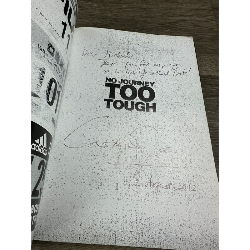 No Journey Too Tough My Record Breaking Softcover Book Signed by William Tan