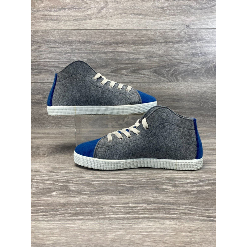 Grand Step Shoes Taylor Wool Sneakers Grey Blue White Size 41