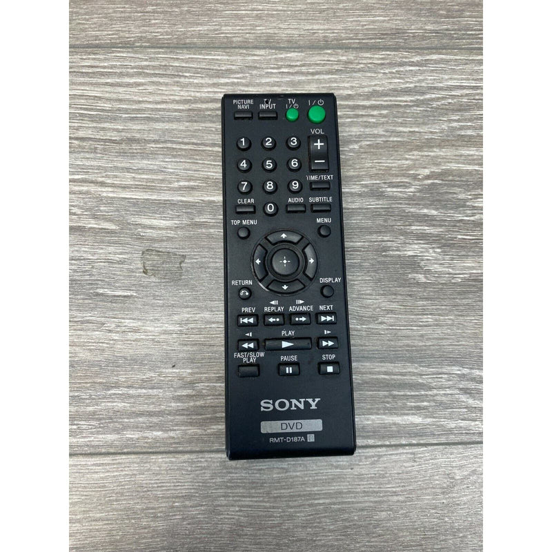 Genuine Sony RMT-D187A DVD Player Remote Control Original Black OEM