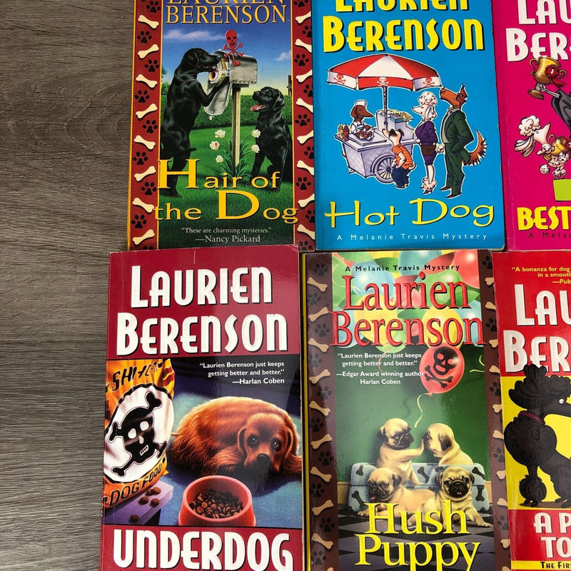 Lot of 12 Laurien Berenson Hot Dog Best in Show Underdog Hush Puppy Paperback