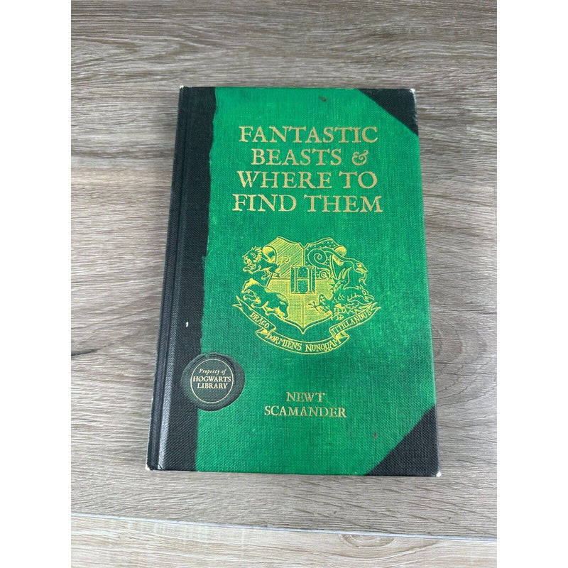 Fantastic Beasts and Where to Find Them by Scamander Newt Hardcover Book