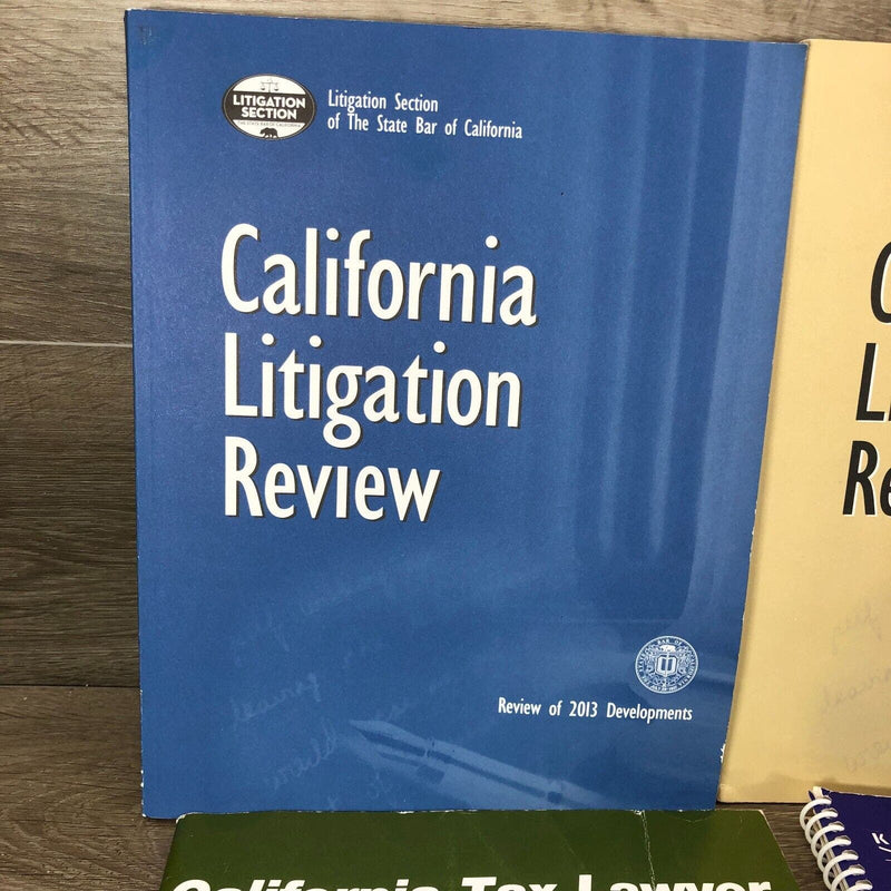 California Law Lawyer Litigation Books Lot of 12 Review Legal Essays Exam