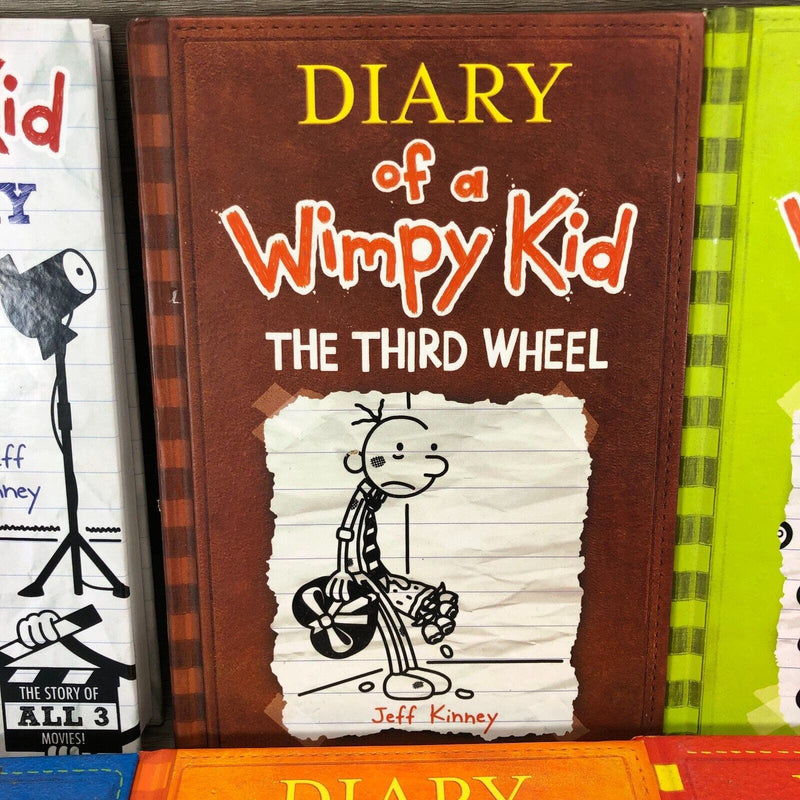 Lot of 9 Diary of a Wimpy Kid Kinney Chapter Mix of Hardcover Paperback