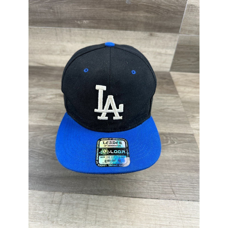 LA Los Angeles Dodgers Leader Of Generation LOGA Baseball Cap Hat Black Blue