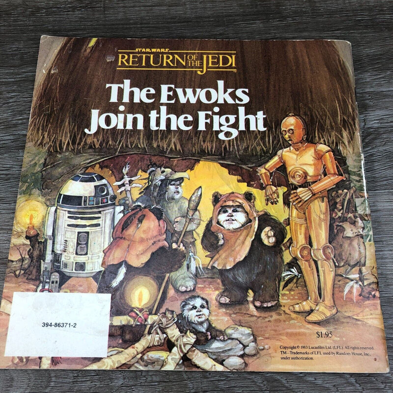 Ewoks Join The Fight Return Of The Jedi Star Wars 1983 Book VG ROTJ Random House