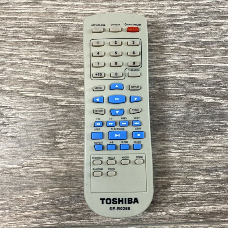 Genuine Toshiba SE-R0268 DVD Remote for SD-170EKE SD-270E SD-270EKB SD-270EKE