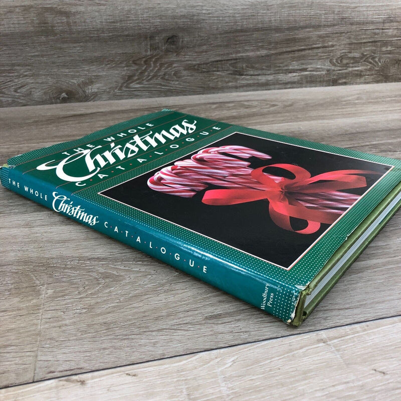 The Whole Christmas Catalogue Candy Cane Book 1985 with Dust Jacket