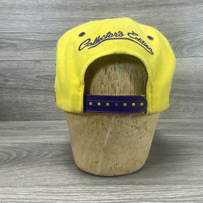 Los Angeles Collectors Edition Seventy Seven Hat Yellow Purple Snapback Cap Hat