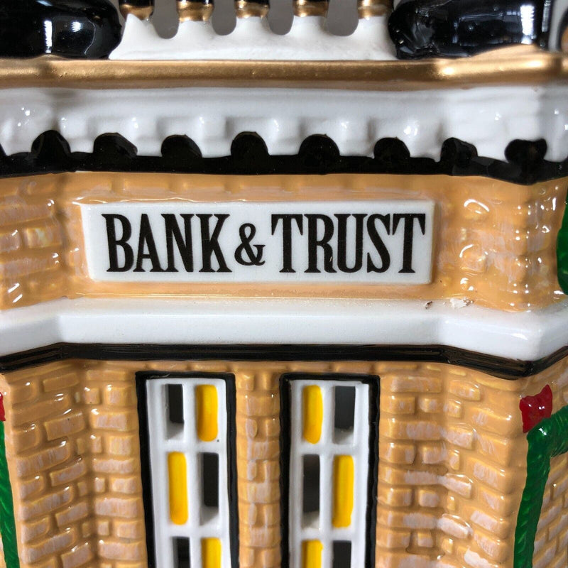 Dept 56 VILLAGE BANK & TRUST 55002 Snow Village 1999