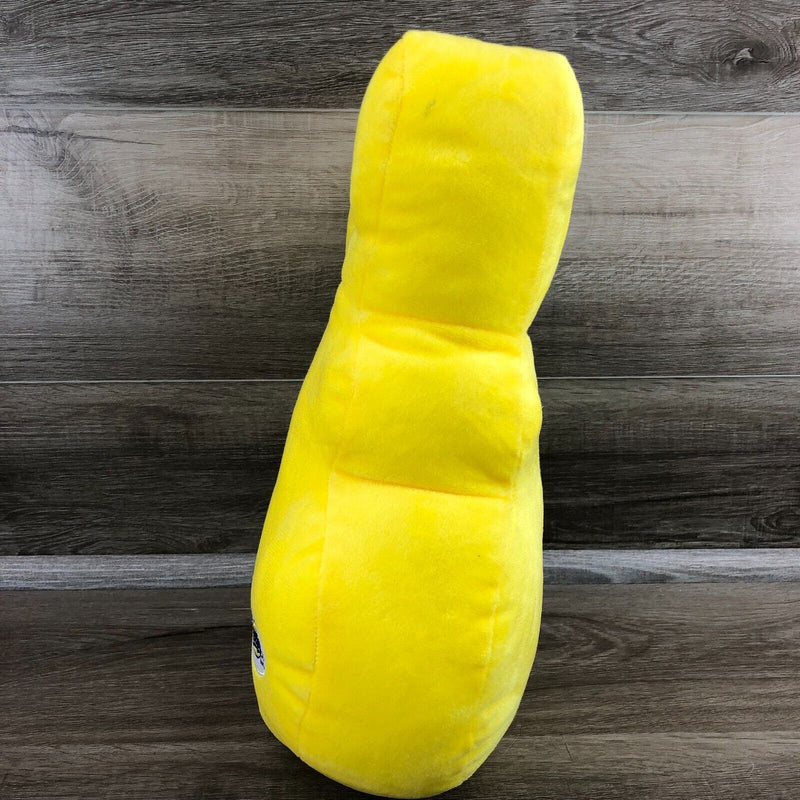 15" PEEPS BRAND Marshmallow Plush Bunny Easter Gift Yellow New Soft Pillow