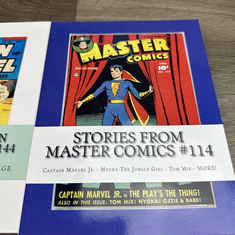 Stories from Captain Marvel Adventures #144 and Master Comics #114 2 Comic Lot