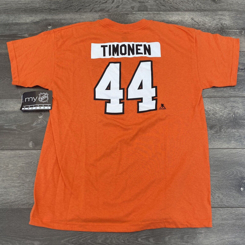 NHL Philadelphia Flyers Timonen 44 T Shirt Youth XL Orange Short Sleeve