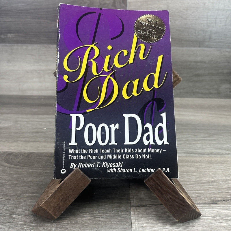 Rich Dad Poor Dad by Robert T. Kiyosaki 2000 Paperback Book