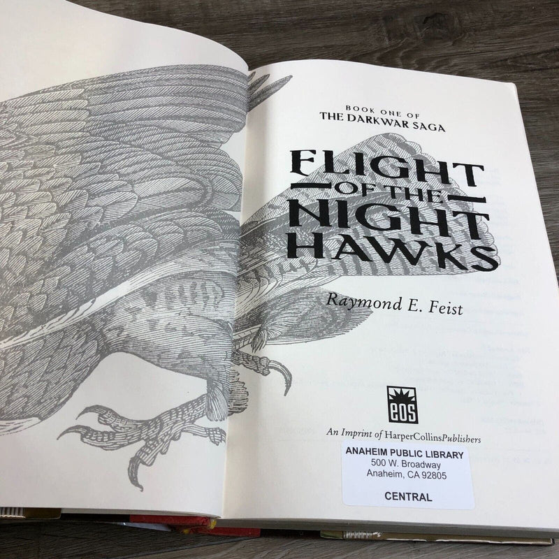 Flight of the Nighthawks The Darkwar Saga, Book 1 First Edition Ex Library Book