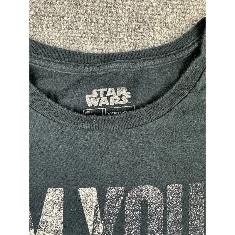 Star Wars I AM Your Father T Shirt Size 2XL Black Graphic Print Short Sleeve