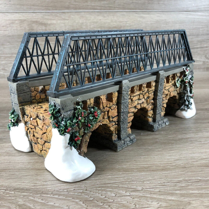 Dept 56 StoneTrestle Bridge Village Series Christmas in Original Box and Foam