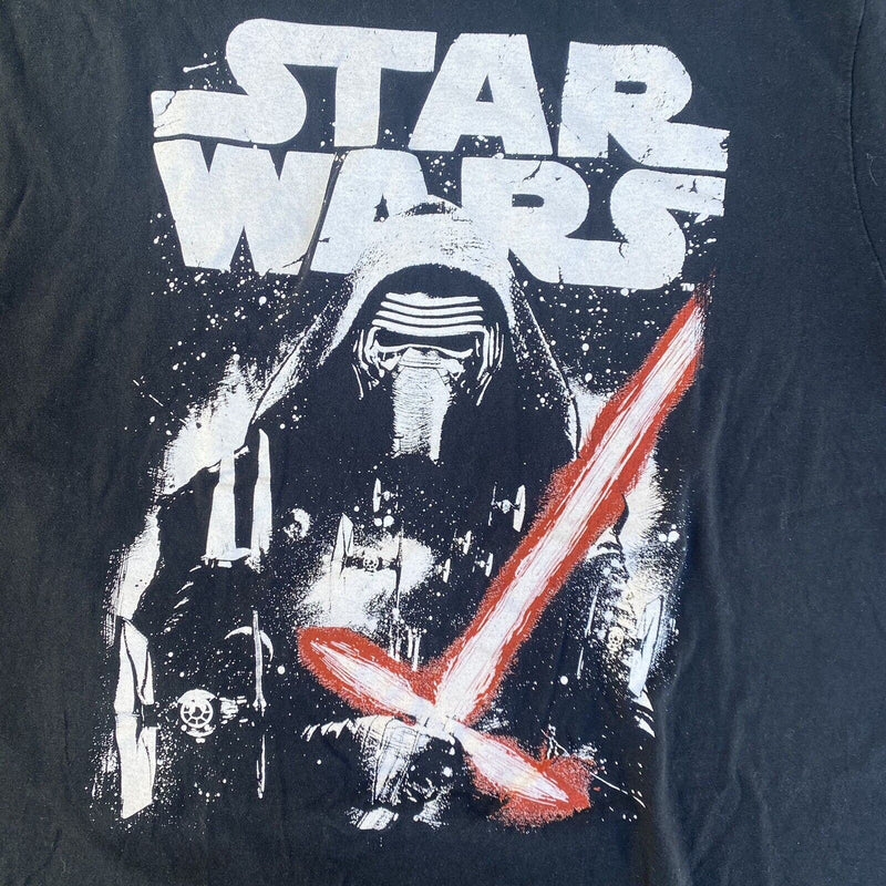 Star Wars Kylo Ren Character Graphic T Shirt Adult XL Black Short Sleeve