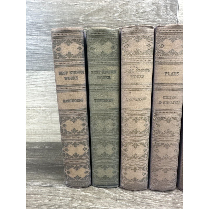 10 Book Lot 1941 Best Known Works Series Blue Hardcover Blue Ribbon Books