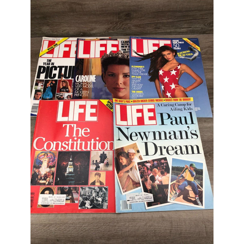 Life Lot Of 52 Issues 1945-1991 Magazines Vintage Old Advertising