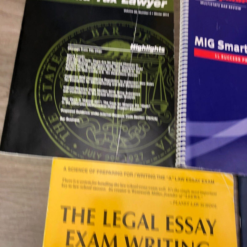 California Law Lawyer Litigation Books Lot of 12 Review Legal Essays Exam