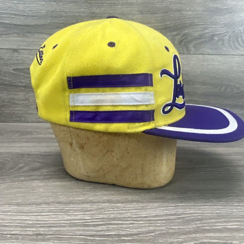 Los Angeles Collectors Edition Seventy Seven Hat Yellow Purple Snapback Cap Hat