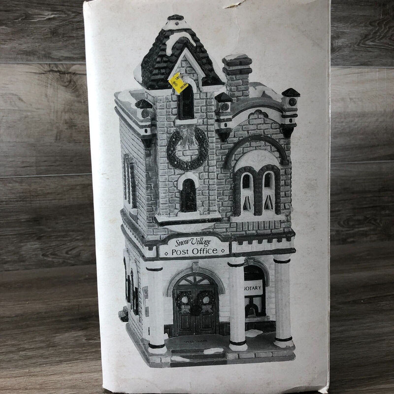 Department 56 The Original Snow Village 1992 Post Office Handpainted Ceramic