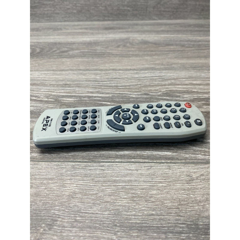 Genuine Apex Digital RM1115 FOR DVD Player AD-1118 Handheld Remote Control Silve