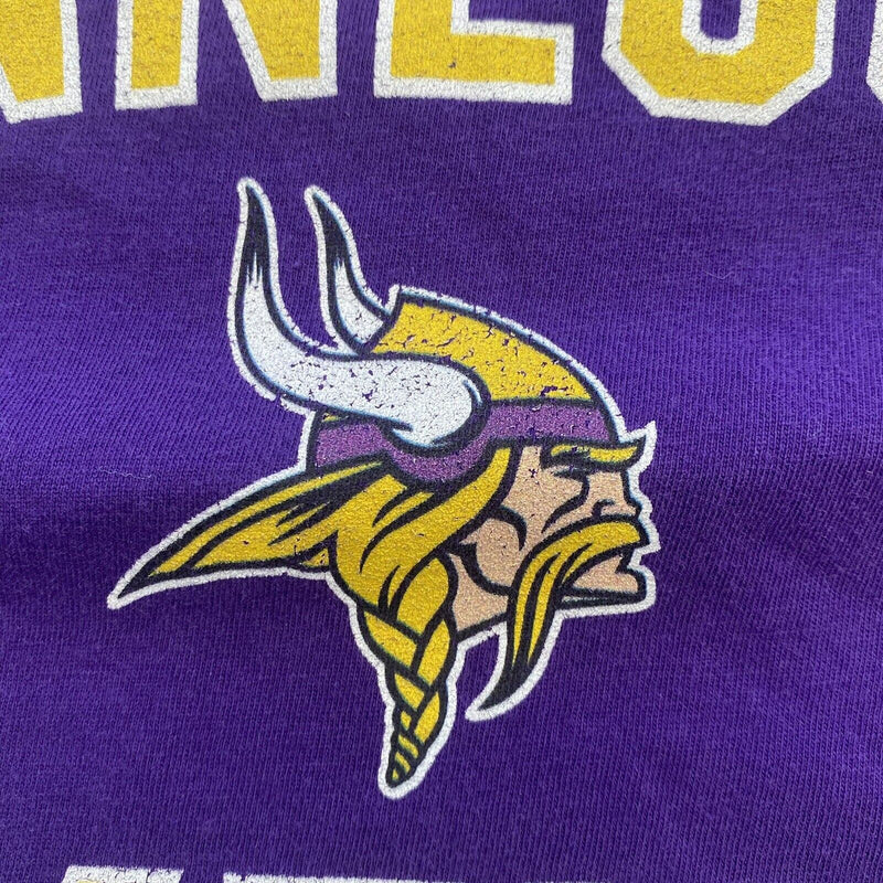 NFL Pro Fanatics Minnesota Vikings Fooball T Shirt Purple Adult XL Short Sleeve