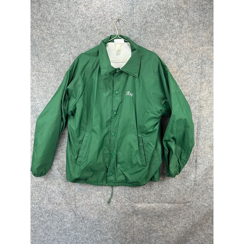 Vintage Windbreaker Alpine Andy Travel Club Hartwell Jacket L Mens Green