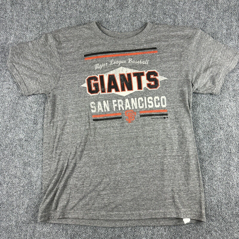 San Francisco Giants MLB Genuine Merchandise SF Logo Gray T-Shirt Men Size XL