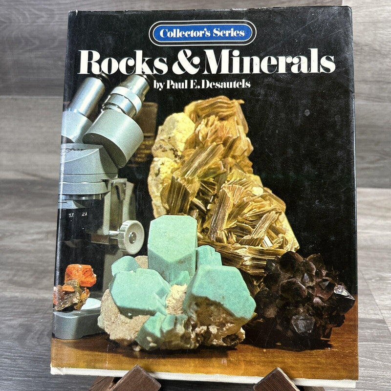 Rocks and Minerals by Paul E Desautels Hardcover Book with Dust Jacket Vintage