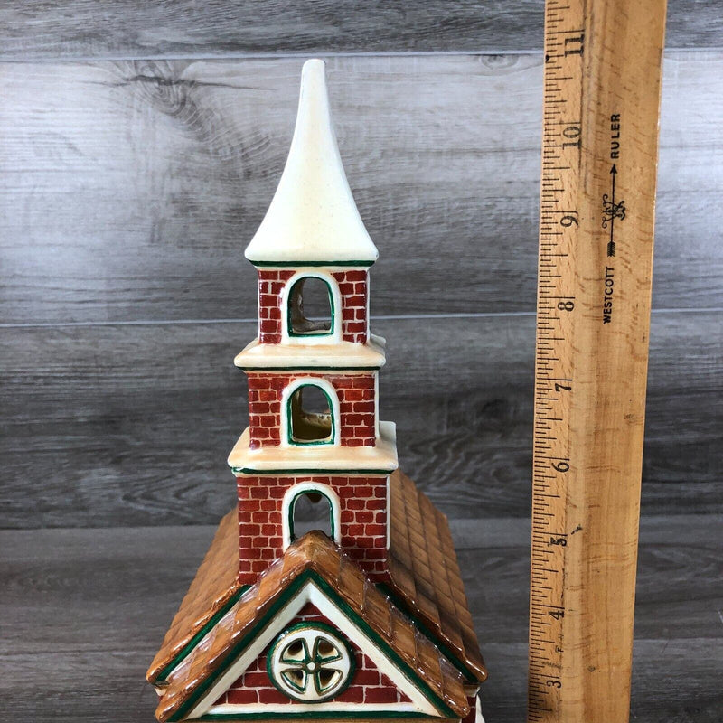 Dept 56 Byron Molds Church Christmas Village House Hand Painted Ceramic 1979