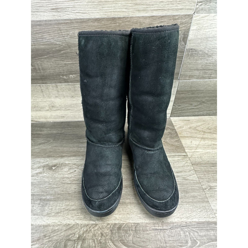 UGG Ultimate Tall Women’s Size 9 Braid Winter Boots Black 5340 (M8/L9)